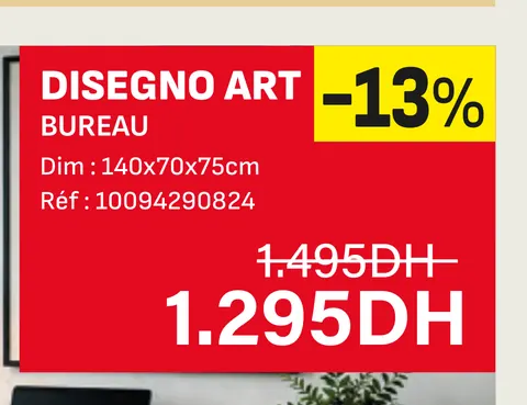 Disegno art bureau 140x70x75cm