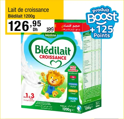 Lait de croissance Blédilait 1200g