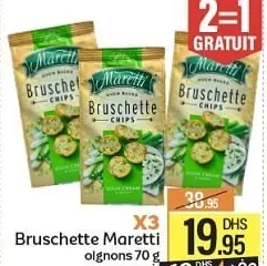 Bruschette Maretti olsgnons