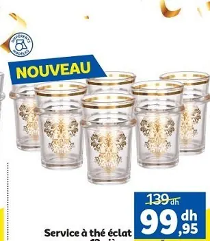 Service à thé éclat