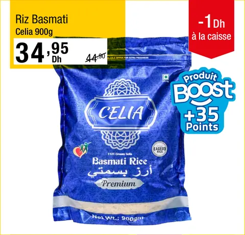 Riz Basmati Celia 900g