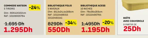 Bibliotheque acess 10 niches 78x36x183cm