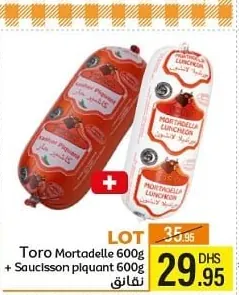 Toro Mortadelle 600g Saucisson piquant