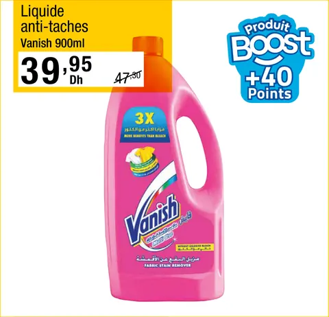 Liquide anti-taches Vanish 900ml