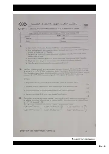 Première page : Promotion interne Electricite Ech19 2015