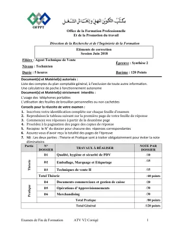 Première page : ATV EFF Sy2 corrigé