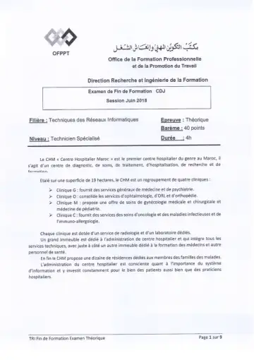 Première page : 2018 TRI TH