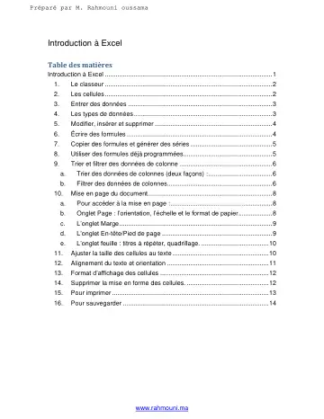 Première page : Module 2. Bureautique - دروس التكوين المهني | Cours OFPPT Academy, Examen, EFM et offre