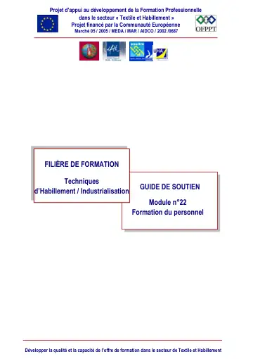 Première page : GS THI 22 for pers
