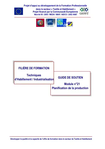 Première page : GS THI 21 Planif prod