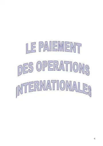 Première page : Module 20. Paiement et financement à l’international - دروس التكوين المهني | Cours OFPPT Academy, Examen, EFM et offre