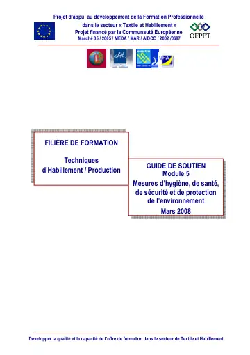 Première page : GS PR 05 SantéSécuritéProtection