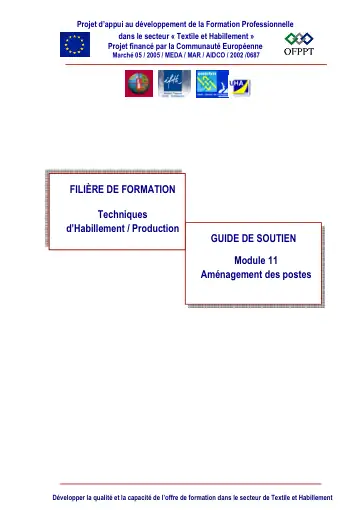 Première page : GS PR 11 Amenagement des postes