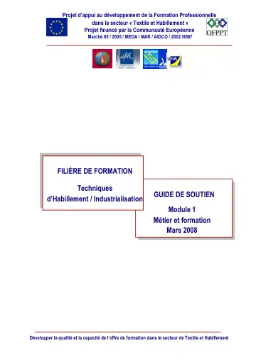 Première page : GS THI 01 Metier et formation